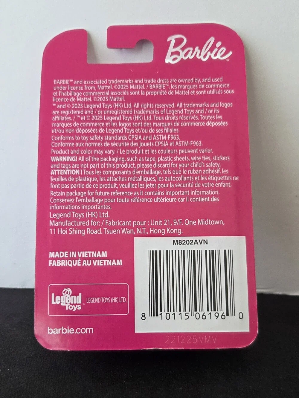​Mattel Barbie Micro Collection Mini Figure 2.75